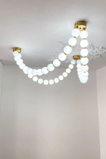 Pearl Necklace Chandelier - view 30 | morylighting