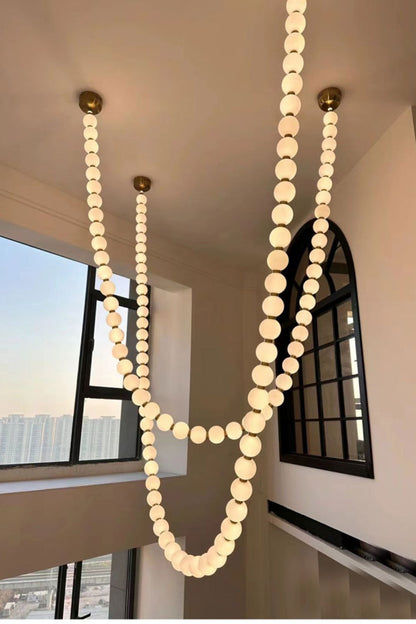 Pearl Necklace Chandelier 12cm - view 24 | morylighting
