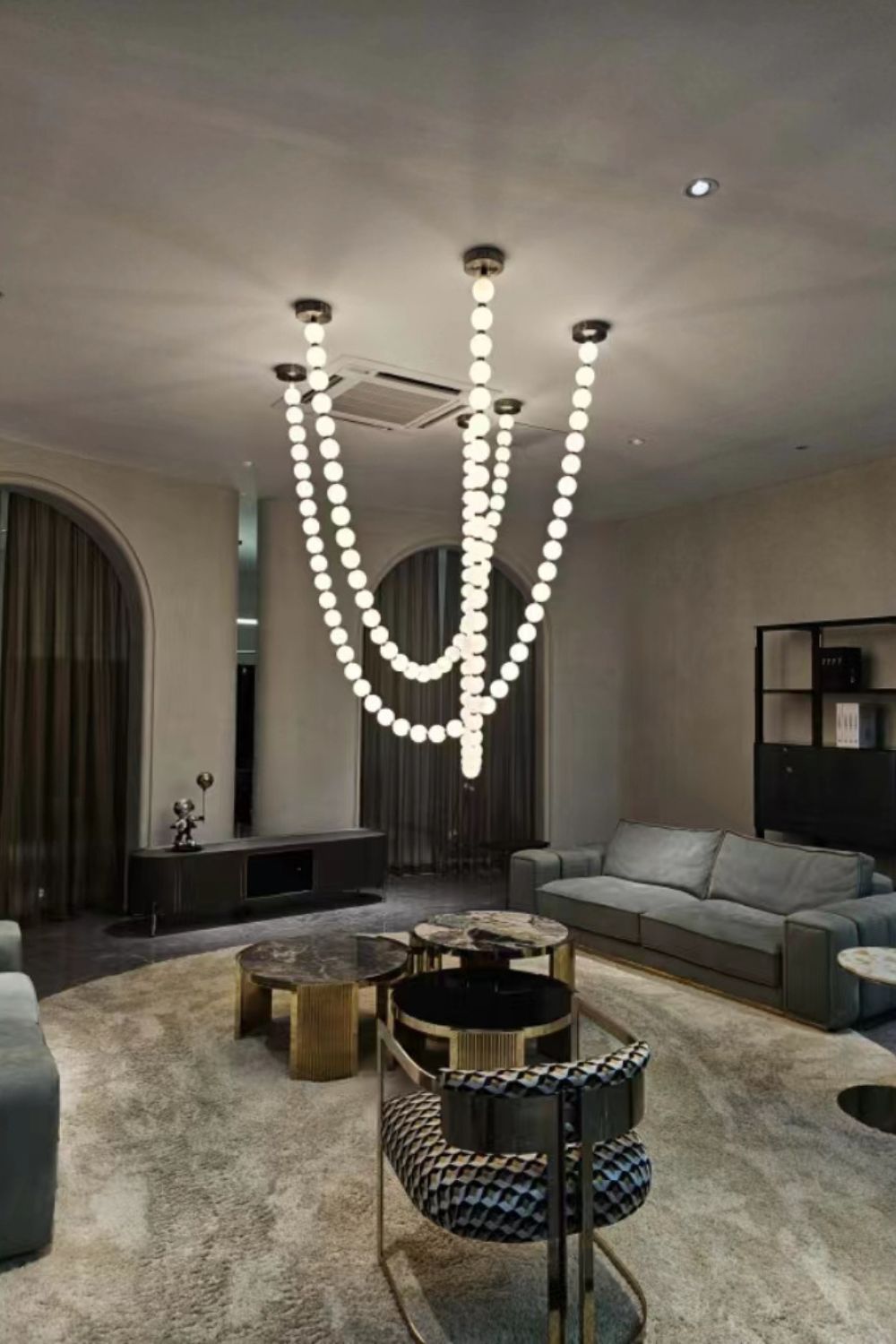 Pearl Necklace Chandelier 12cm - view 13 | morylighting