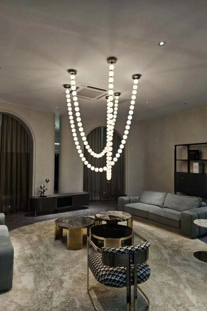 Pearl Necklace Chandelier 12cm - view 13 | morylighting