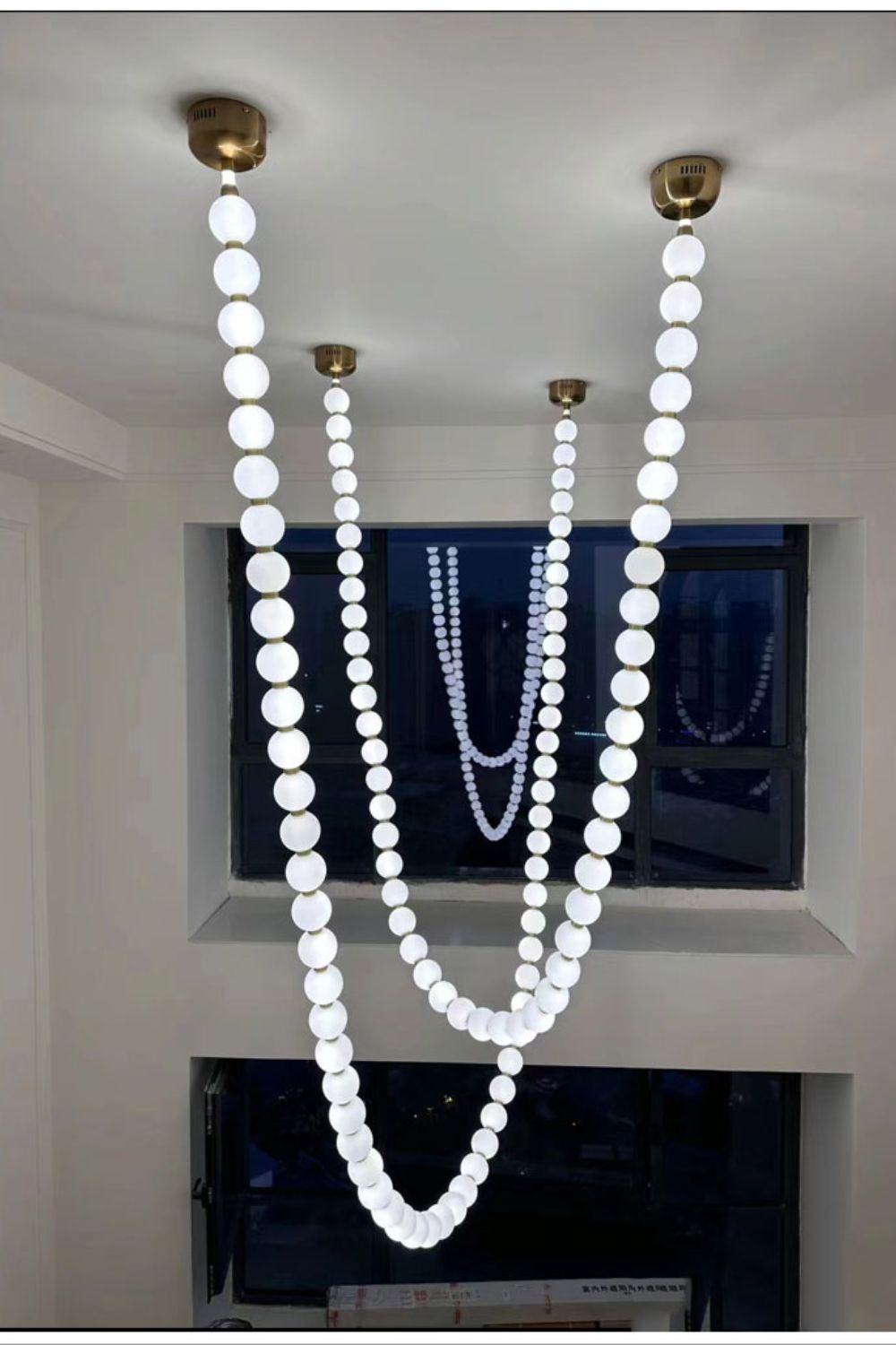 Pearl Necklace Chandelier 12cm - view 34 | morylighting