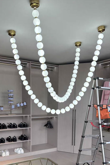 Pearl Necklace Chandelier 12cm - view 26 | morylighting