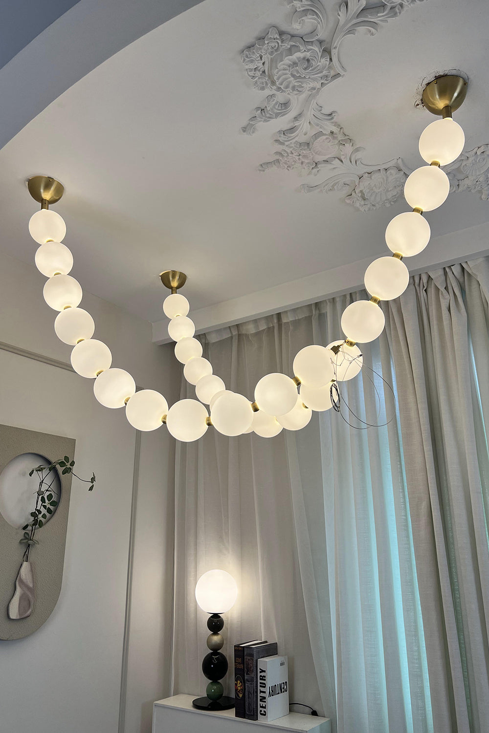 Pearl Necklace Chandelier 12cm - view 39 | morylighting