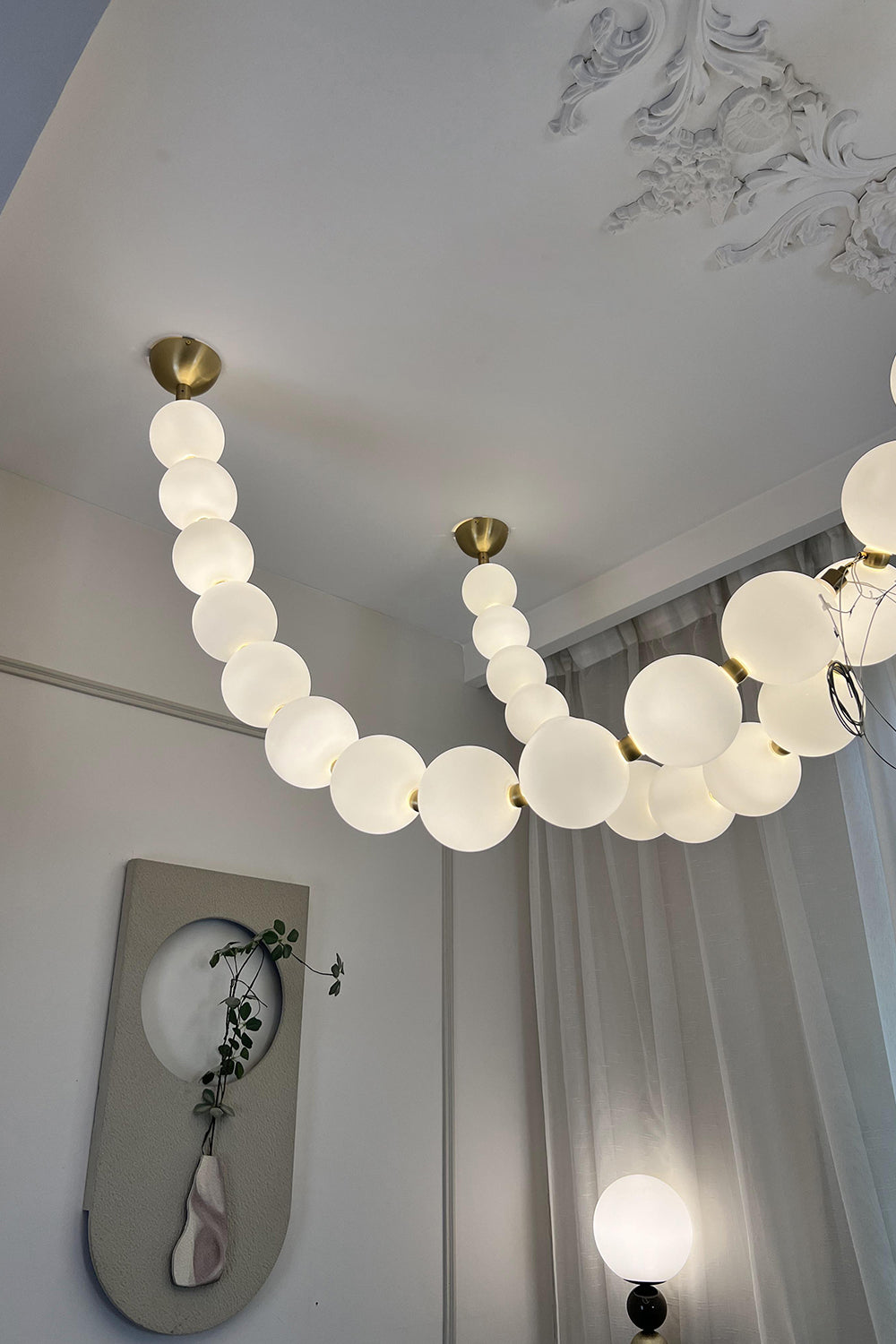 Pearl Necklace Chandelier 12cm - view 40 | morylighting