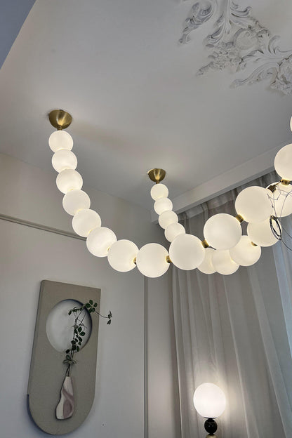 Pearl Necklace Chandelier 12cm - view 40 | morylighting