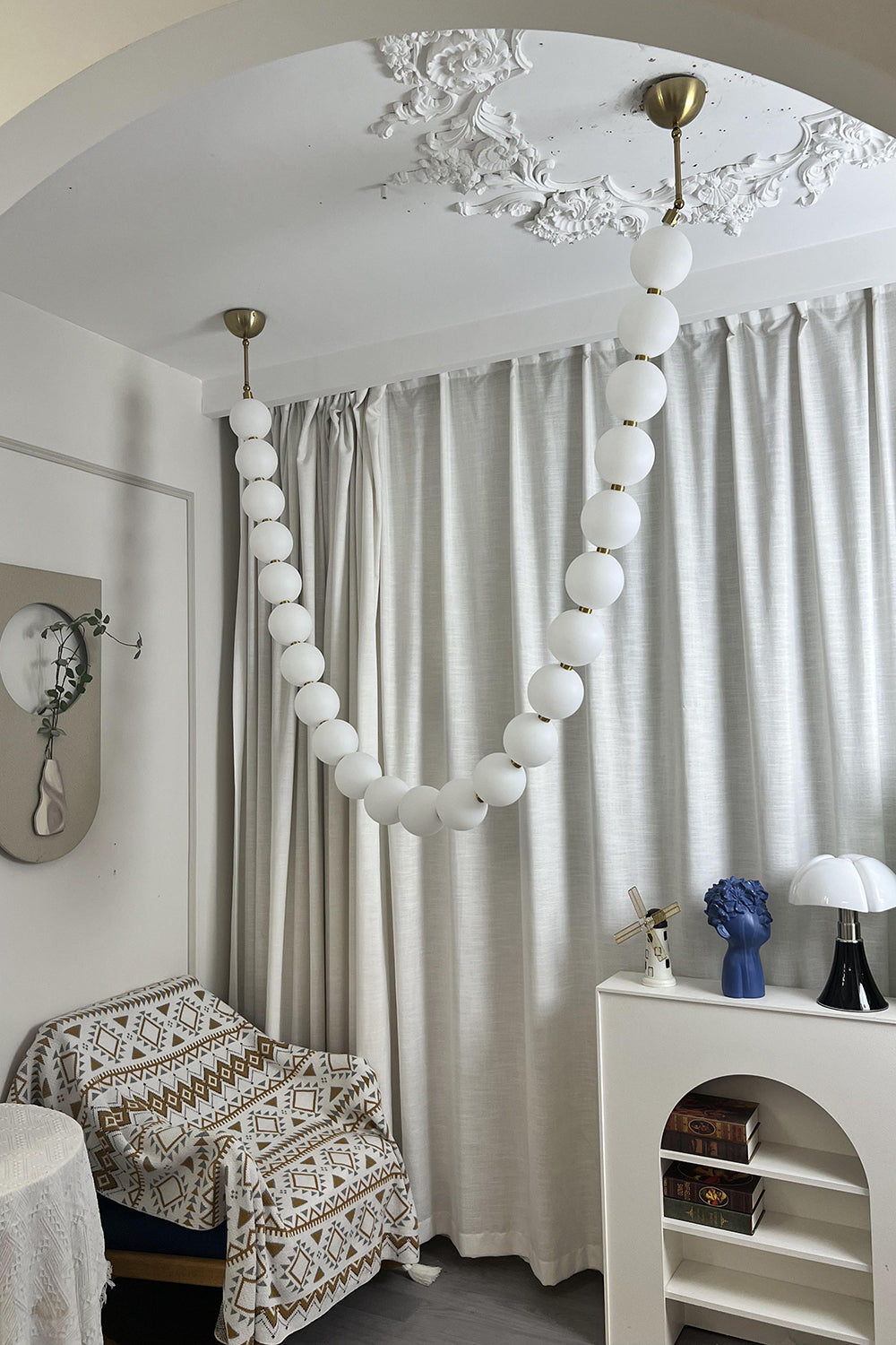 Pearl Necklace Chandelier - view 35 | morylighting