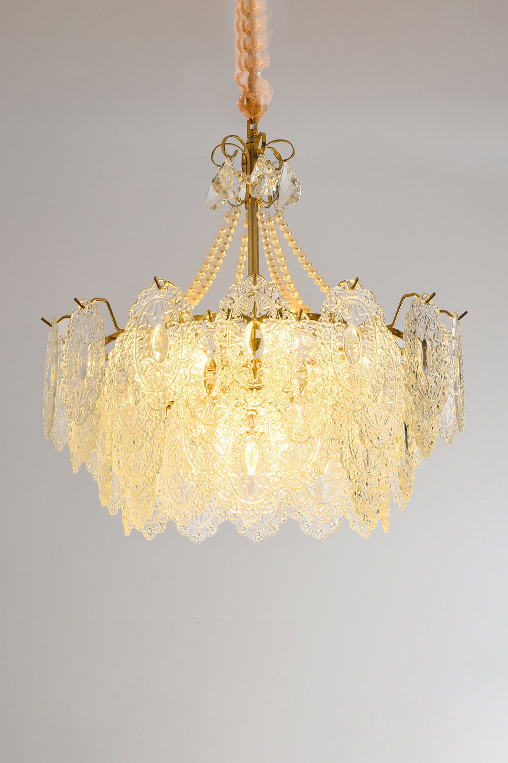 Pearls Glass Chandelier - morylighting