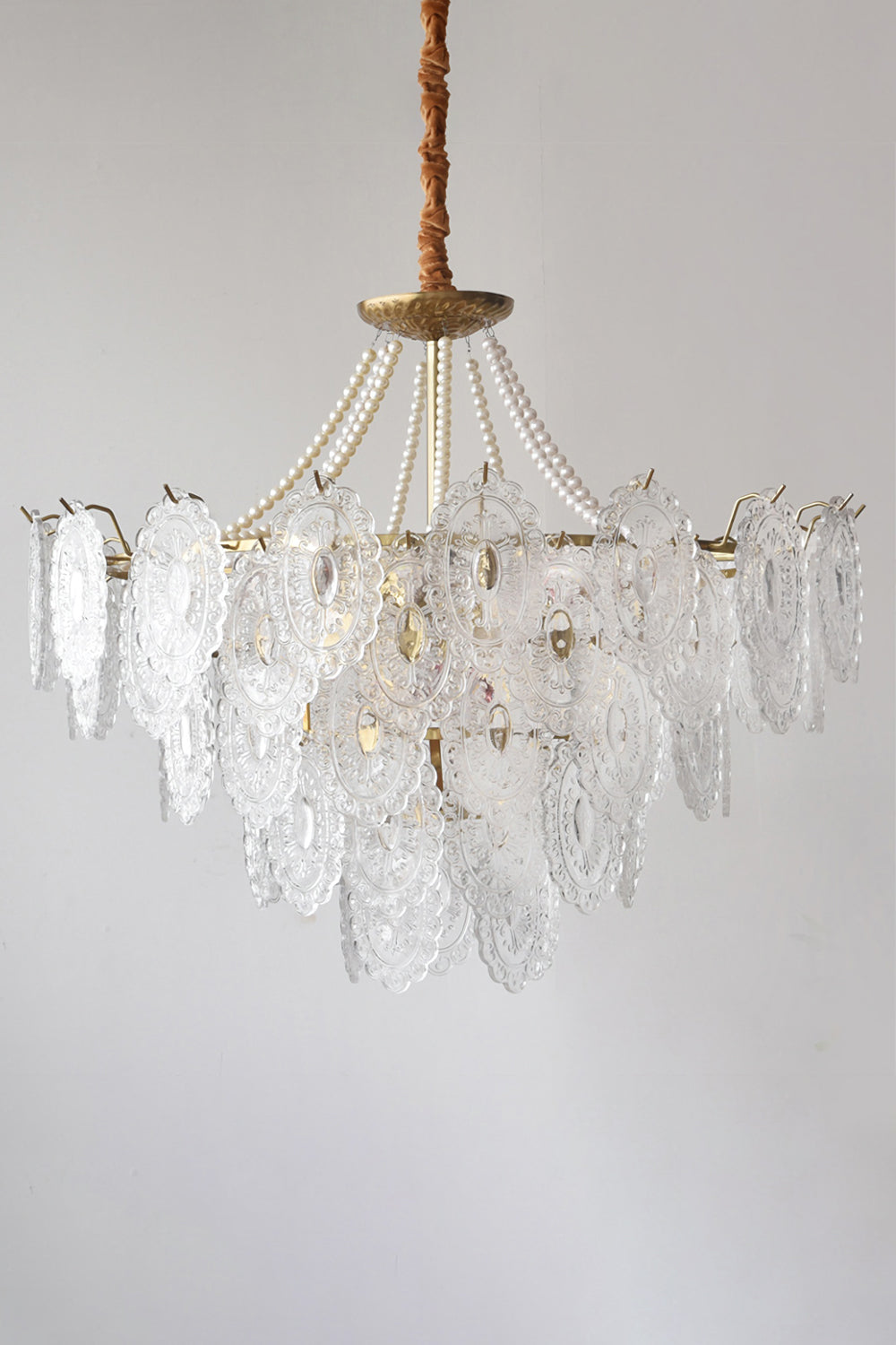 Pearls Glass Chandelier - morylighting