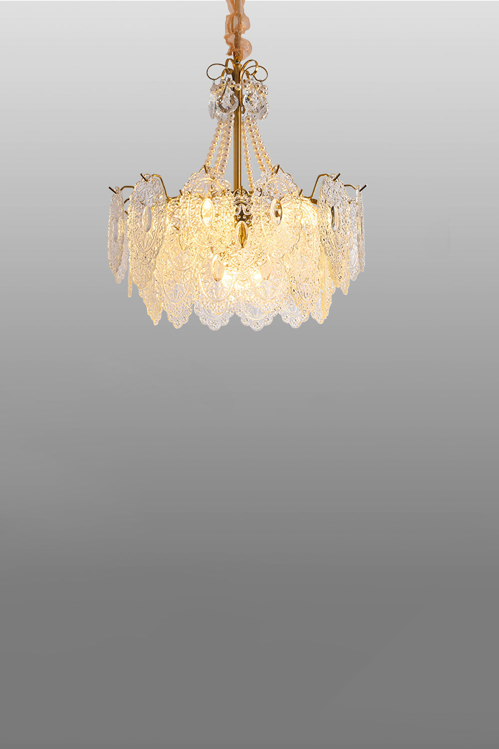 Pearls Glass Chandelier - morylighting