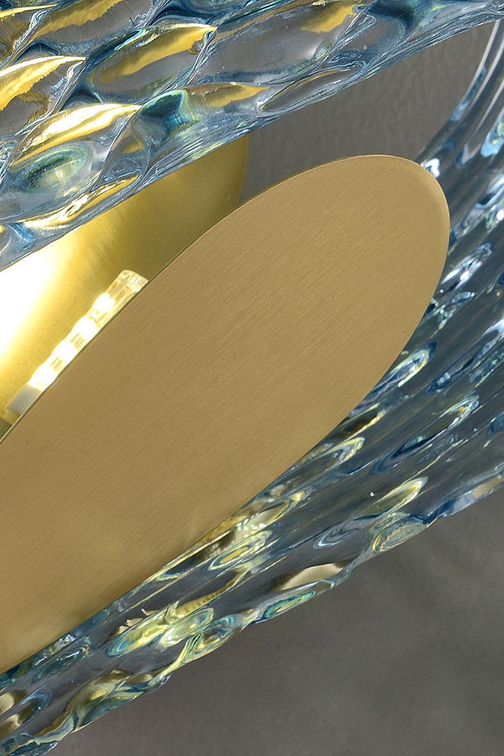 Petal Blue Glass Wall Lamp - morylighting