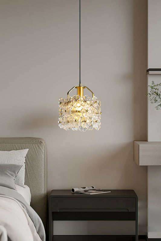 Petit Floral Glass Pendant Lamp - morylighting