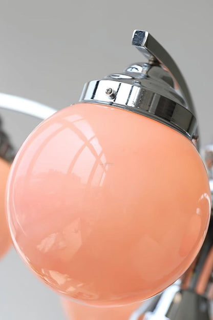 Pink Globe Modern Chandelier - view 16 | morylighting
