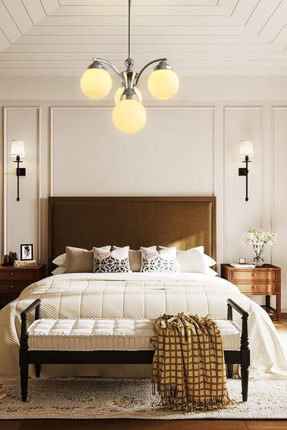 Pink Globe Modern Chandelier - view 5 | morylighting