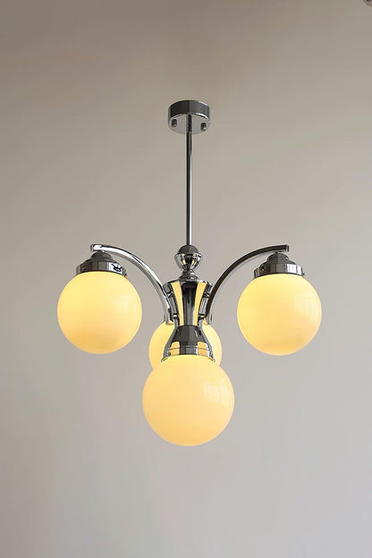 Pink Globe Modern Chandelier - view 13 | morylighting