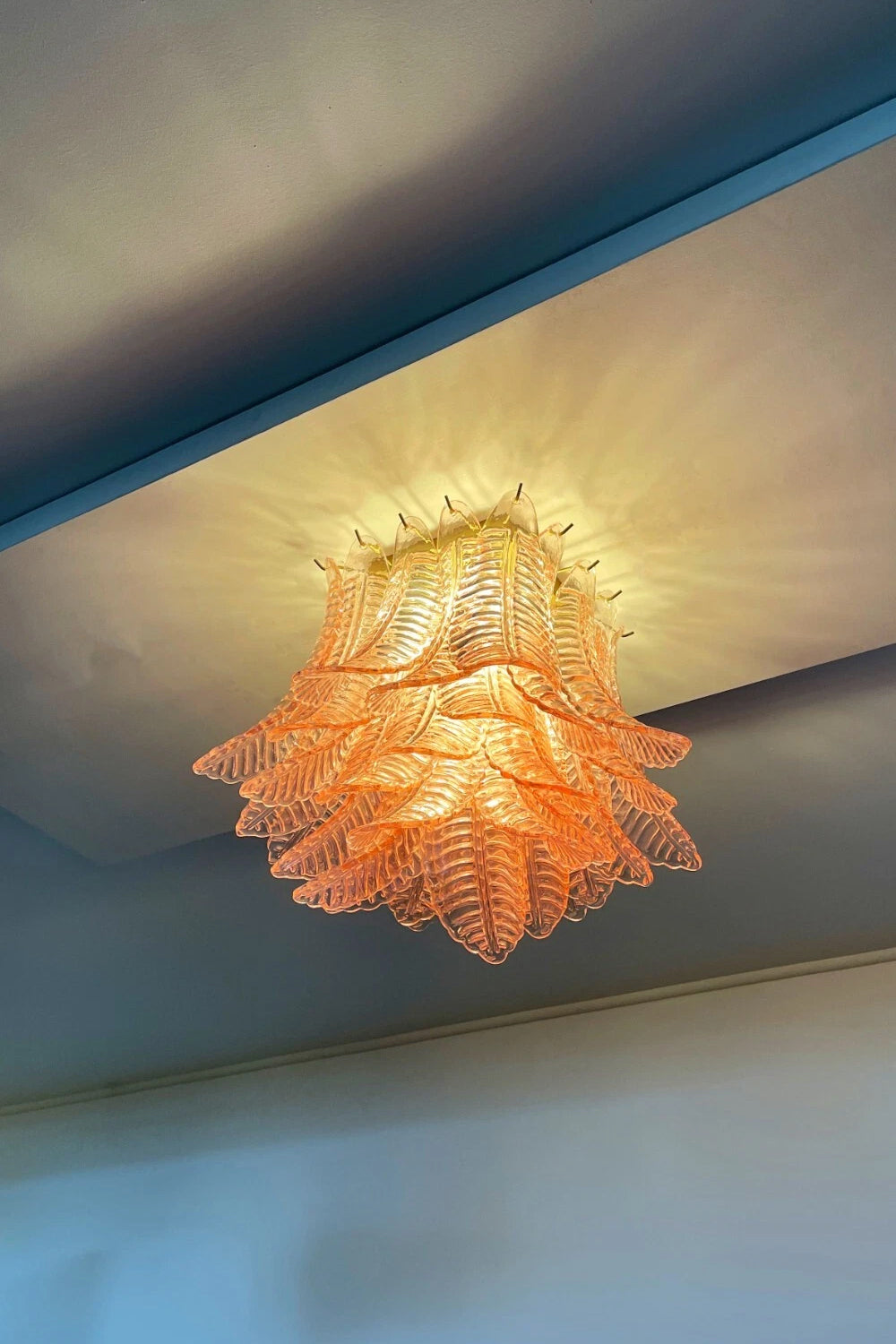 Pink Art Felci Glass Ceiling Light - view 7 | morylighting