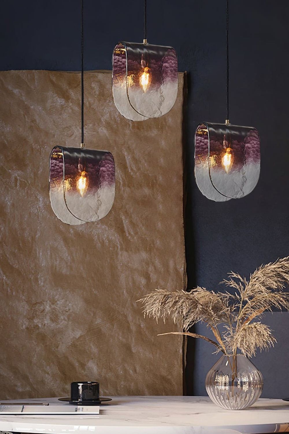 Planck Pendant Gradient Glass Light - view 6 | morylighting