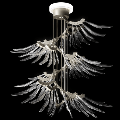 Galaxy Plumage Ascent Crystal Chandelier
