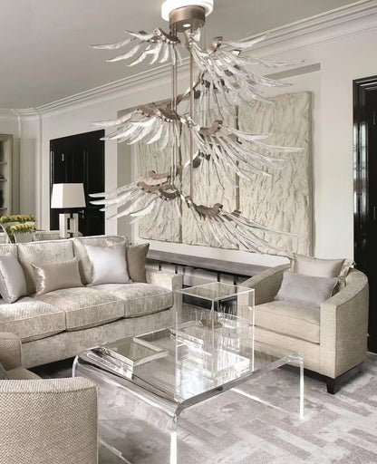 Galaxy Plumage Ascent Crystal Chandelier