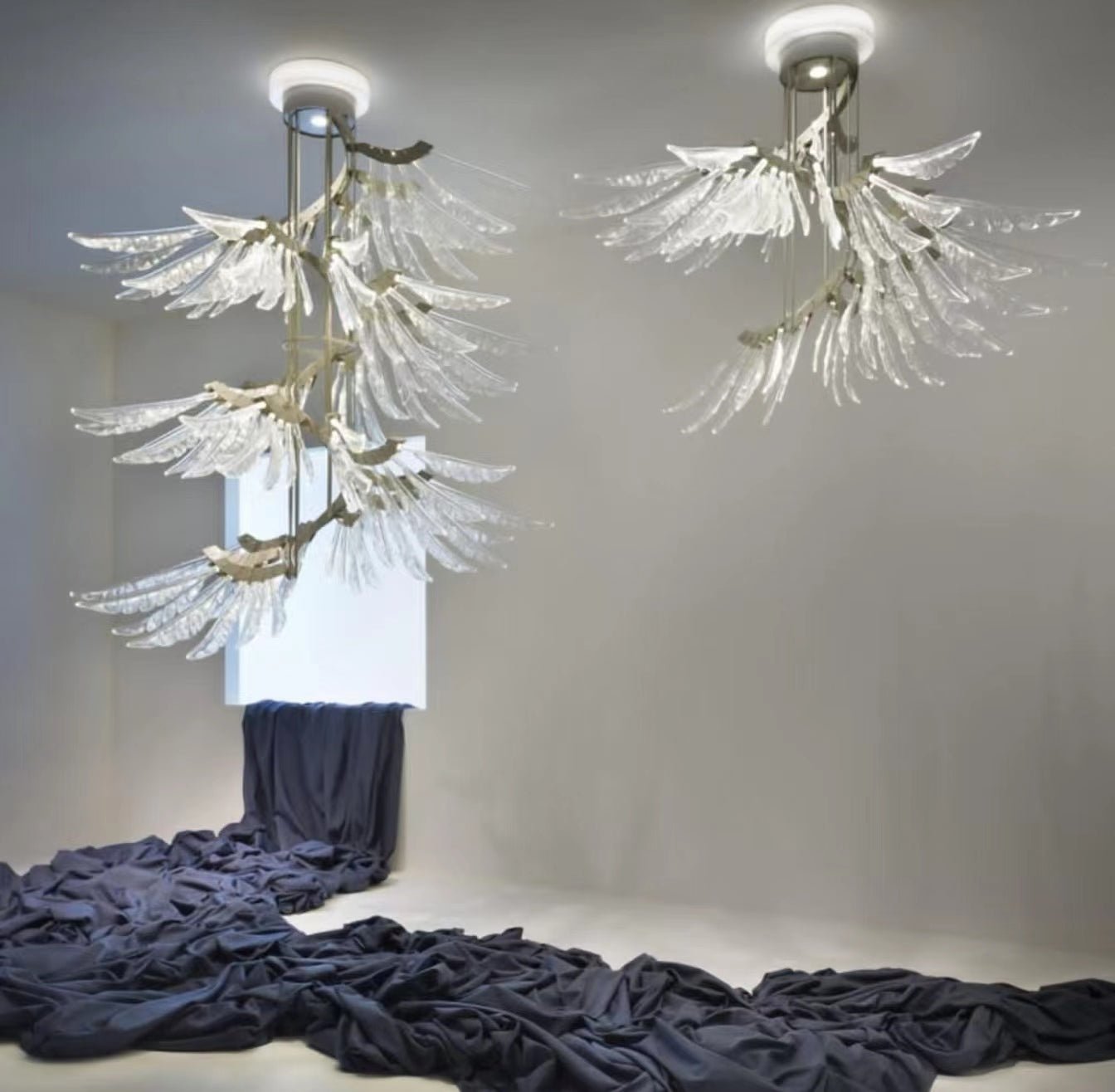 Galaxy Plumage Ascent Crystal Chandelier