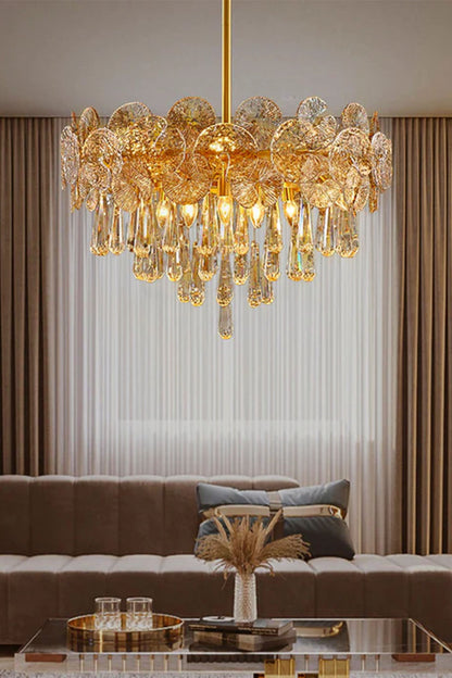 Postmodern Light Luxury Crystal Chandelier - view 3 | morylighting