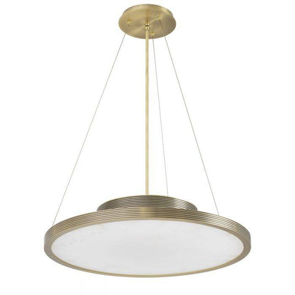 Pullman Modern Alabaster Chandelier - [Brass]