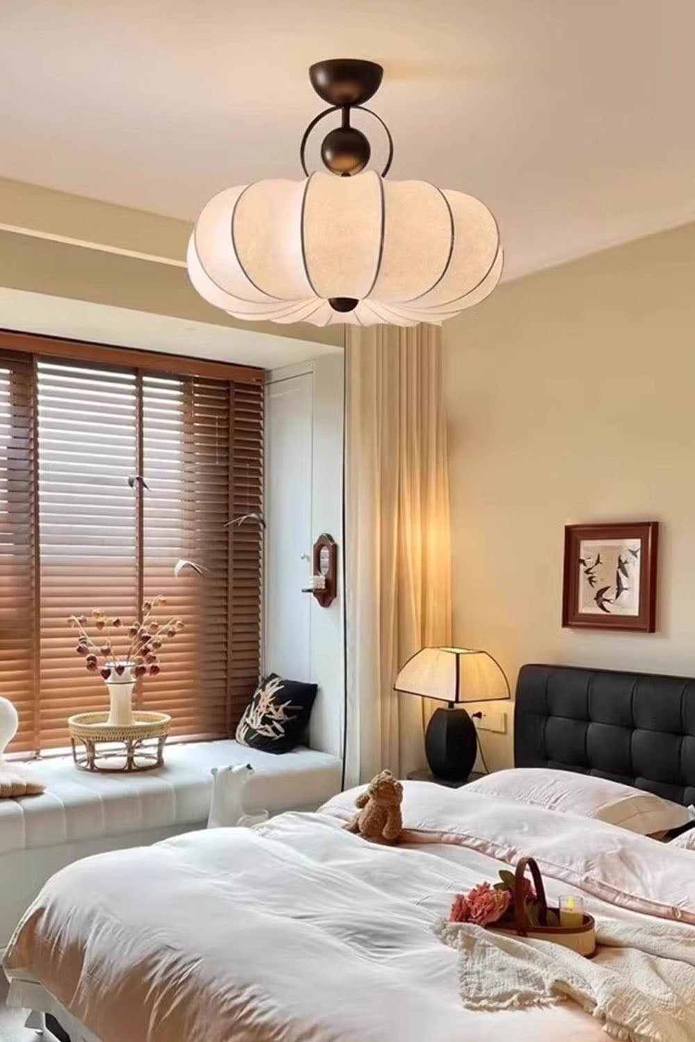 Pumpkin Silk Ceiling Lamp - view 10 | morylighting