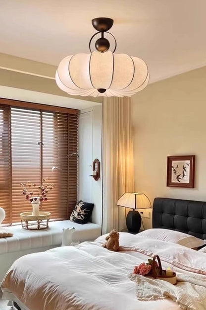 Pumpkin Silk Ceiling Lamp - view 10 | morylighting