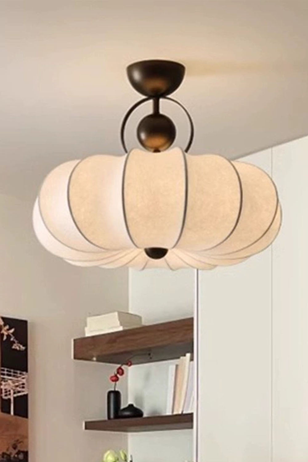 Pumpkin Silk Ceiling Lamp - view 20 | morylighting