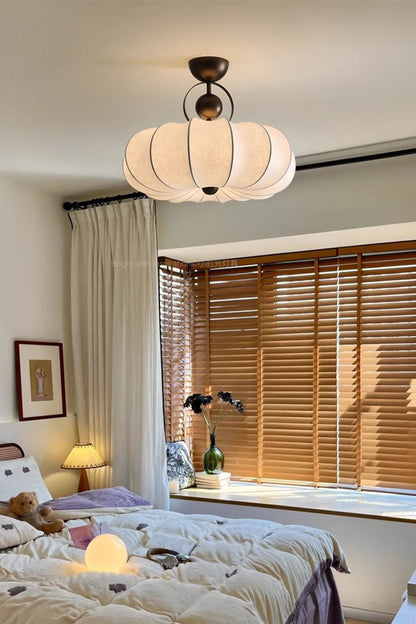 Pumpkin Silk Ceiling Lamp - view 15 | morylighting