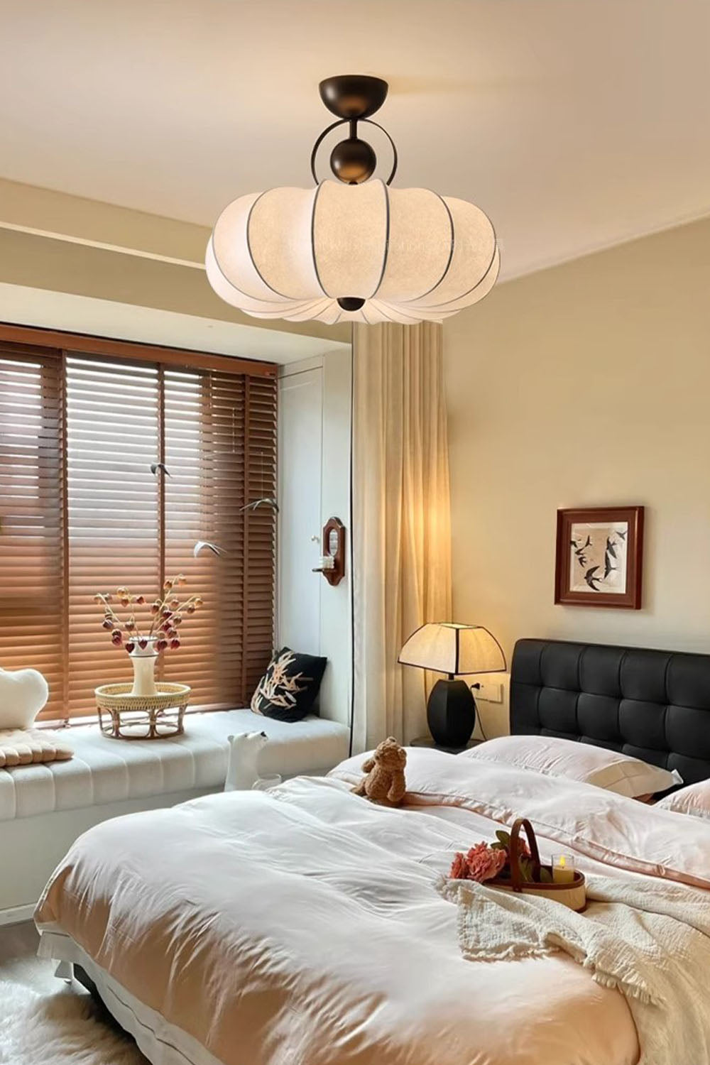 Pumpkin Silk Ceiling Lamp - view 16 | morylighting