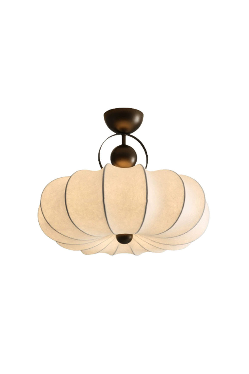 Pumpkin Silk Ceiling Lamp | morylighting