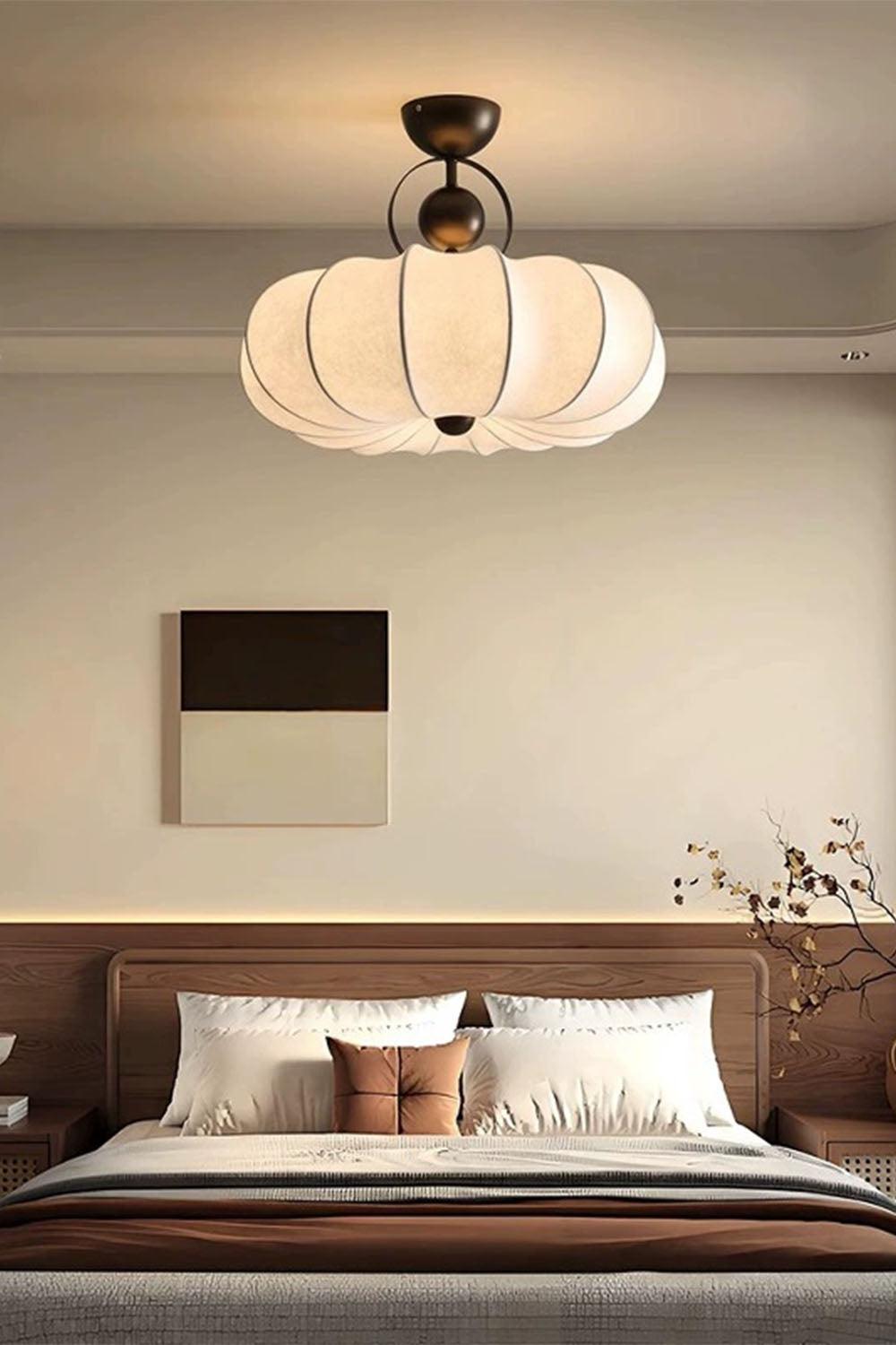 Pumpkin Silk Ceiling Lamp - view 17 | morylighting