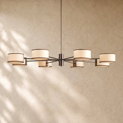 Daphna  Fabric Round Chandelier