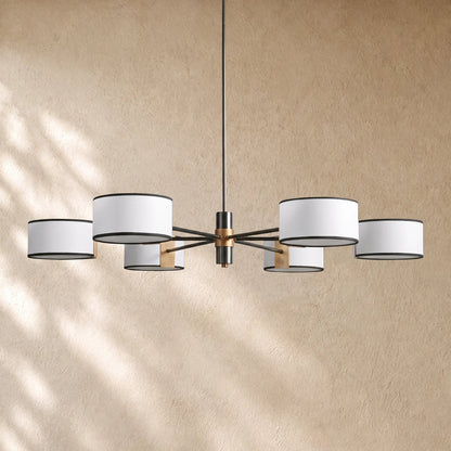 Daphna  Fabric Round Chandelier