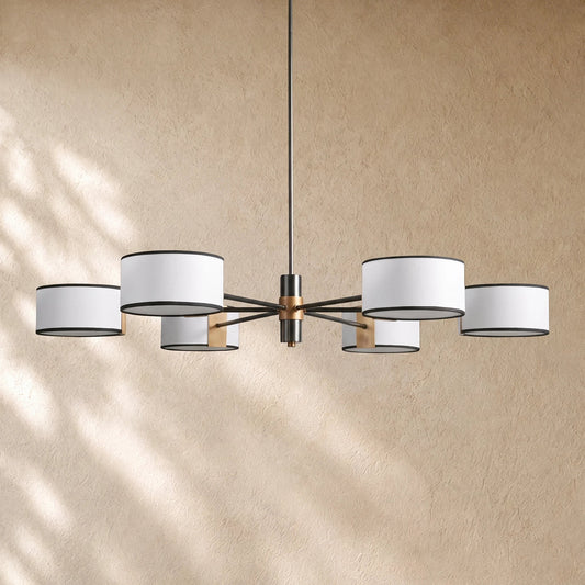 Daphna  Fabric Round Chandelier