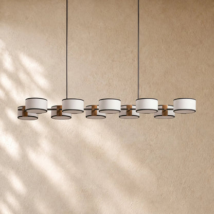 Daphna  Fabric Linear Chandelier