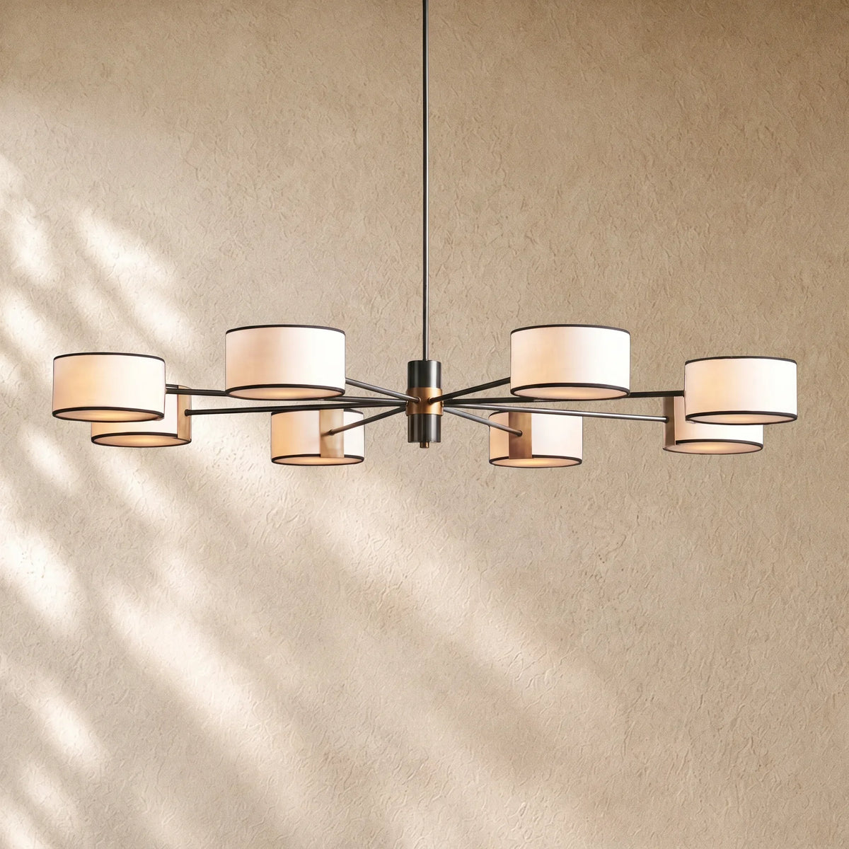 Daphna  Fabric Round Chandelier