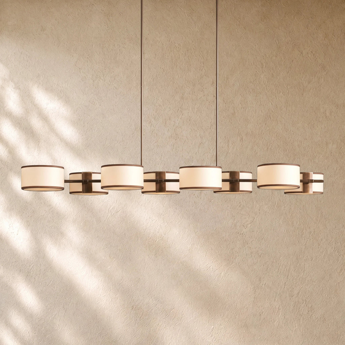 Daphna  Fabric Linear Chandelier