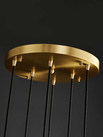 Morylighting Grand Cascade Glass Orb Chandelier - Background Shot