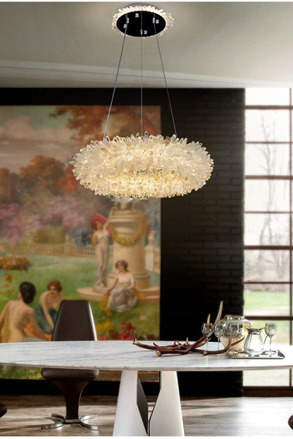 Quartz Crystal Chandelier - morylighting