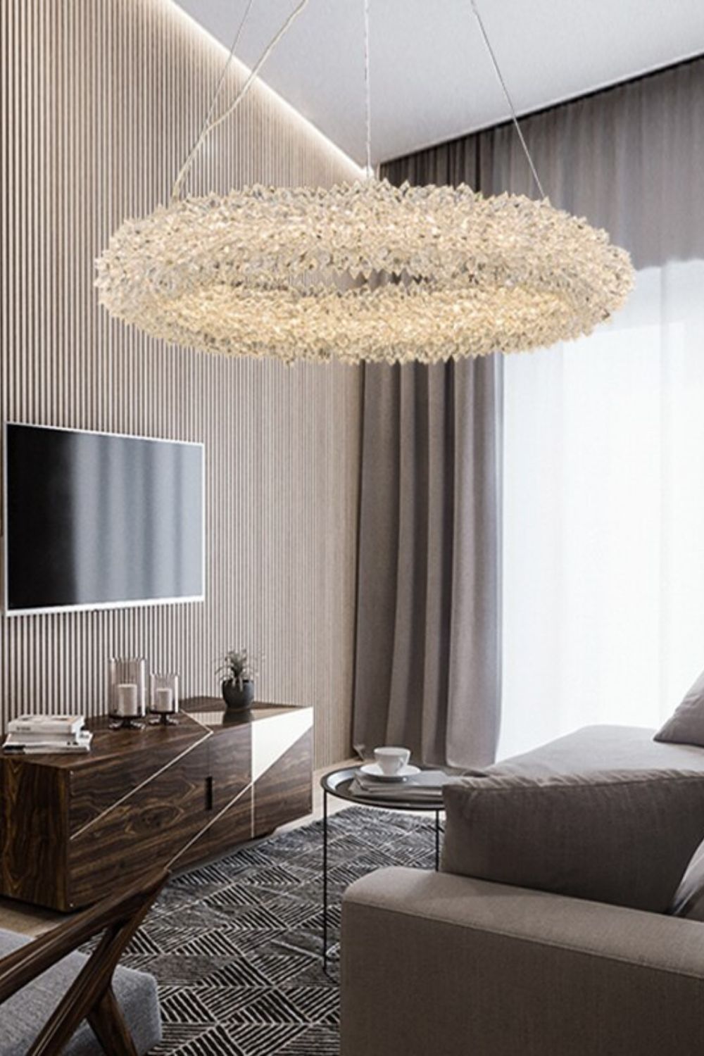 Quartz Crystal Chandelier - morylighting