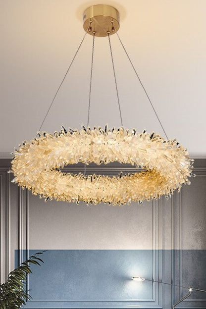 Quartz Crystal Chandelier - morylighting