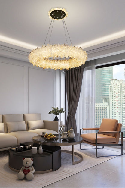 Quartz Crystal Chandelier - morylighting