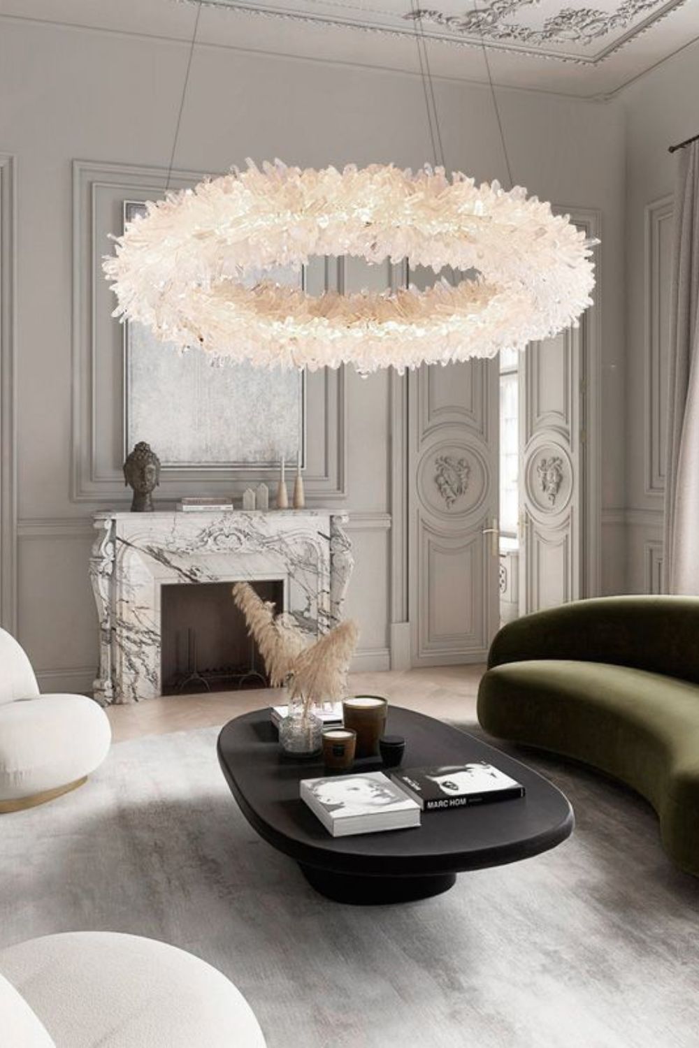 Quartz Crystal Chandelier - morylighting