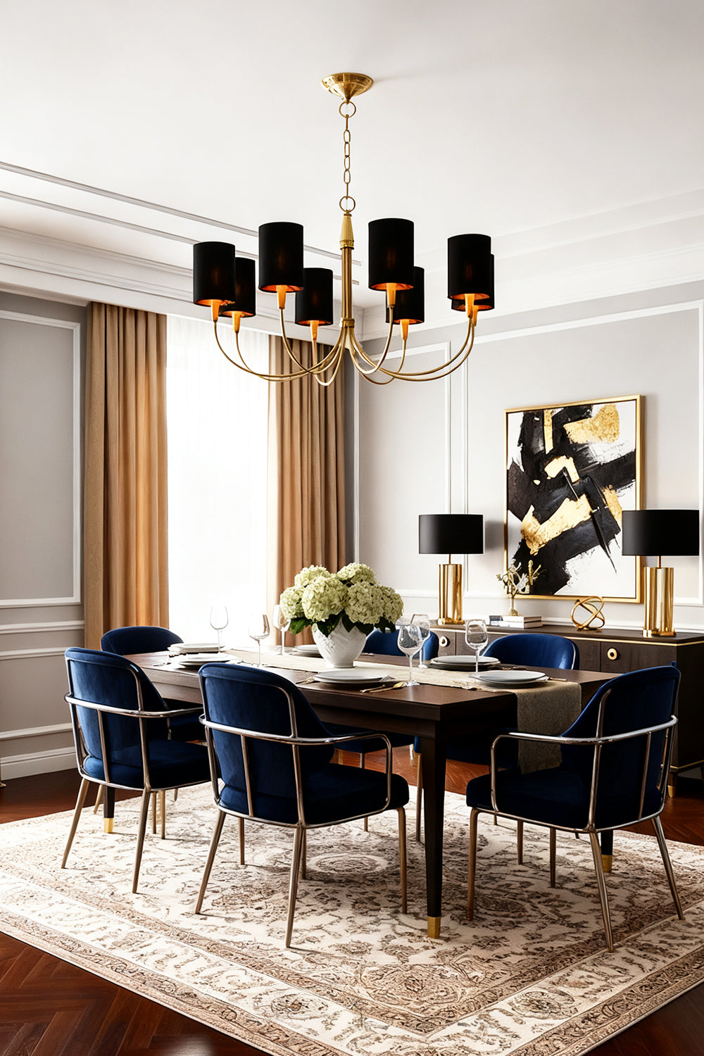 Quincy Chandelier - view 3 | morylighting