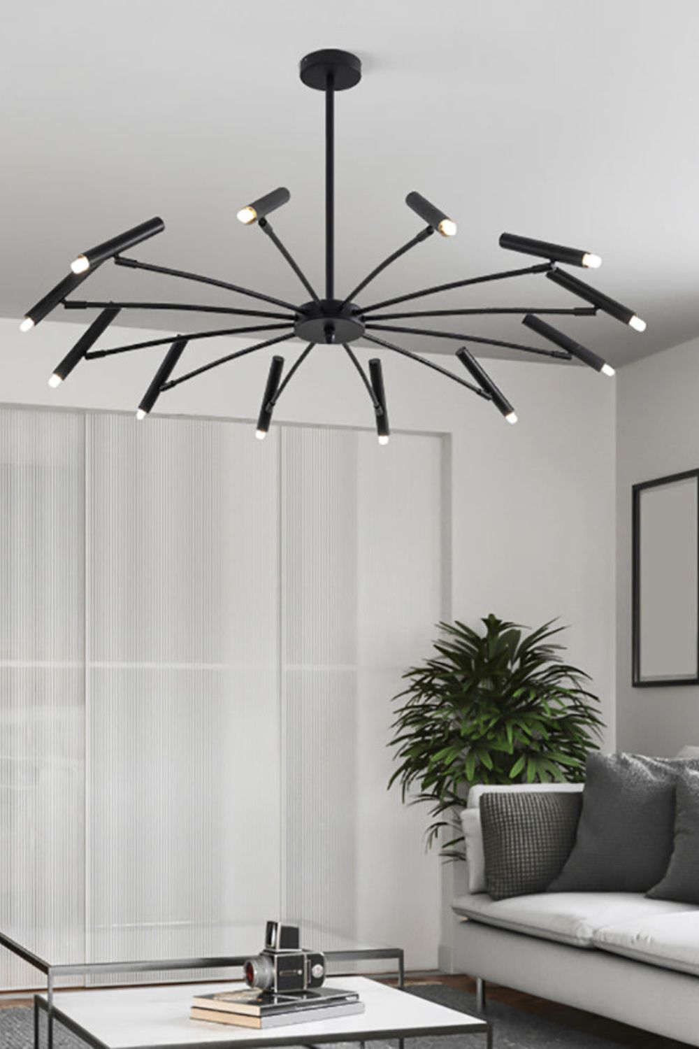 Radial Modern Chandelier - view 11 | morylighting