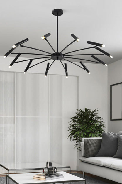 Radial Modern Chandelier - view 11 | morylighting