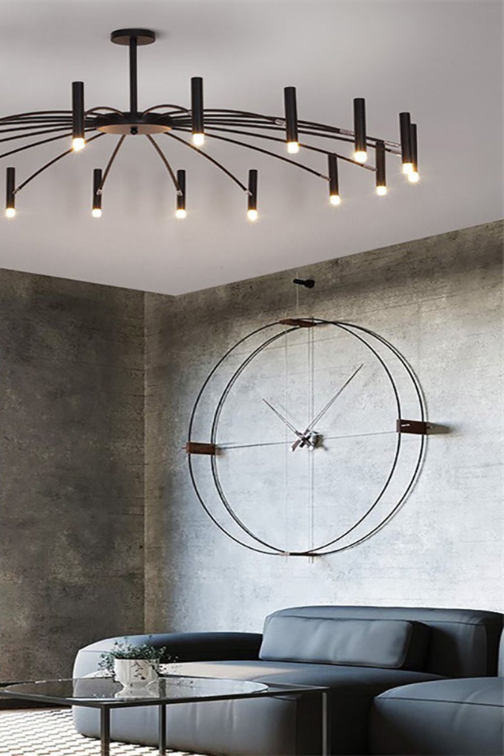 Radial Modern Chandelier - view 13 | morylighting