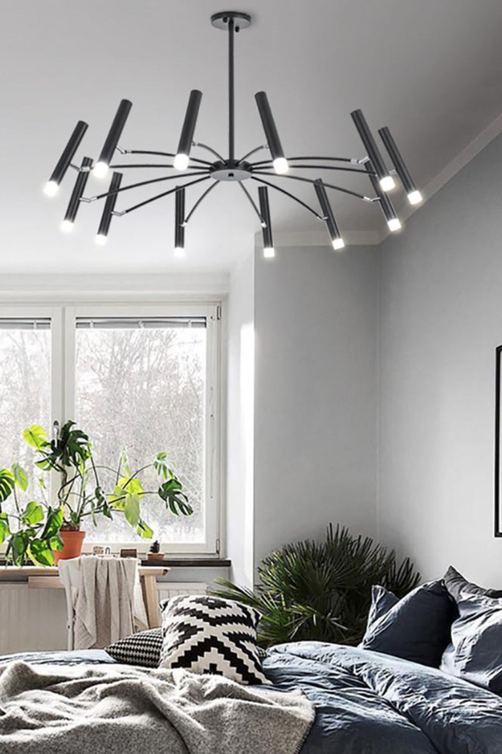 Radial Modern Chandelier - view 18 | morylighting