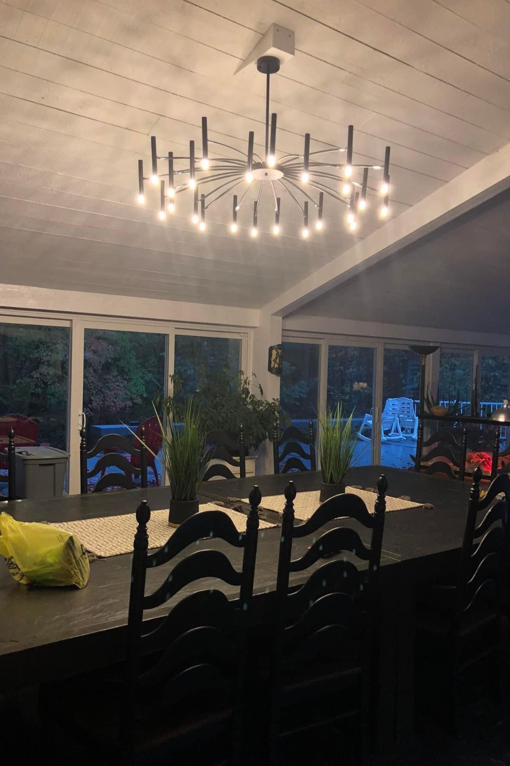 Radial Modern Chandelier - view 4 | morylighting